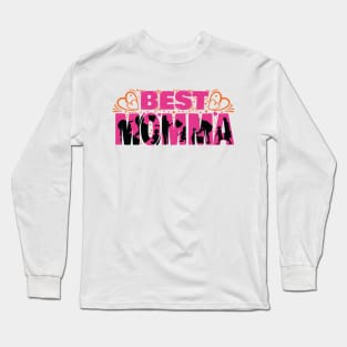 BEST MOMMA Typography t shirt design Long Sleeve T-Shirt